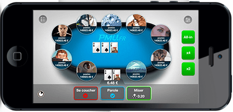 Application poker pmu
