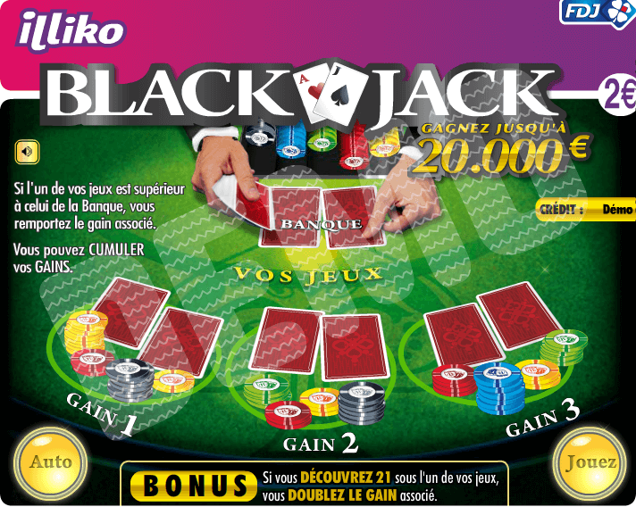 Jeux Black Jack 3