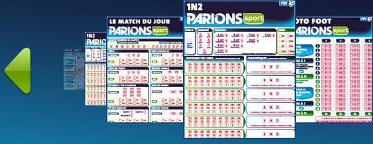 parions sport les grilles et listes