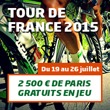 Promotion Tour de France sur PMU.fr