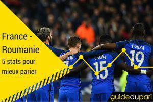 France – Roumanie : 5 stats pour mieux parier