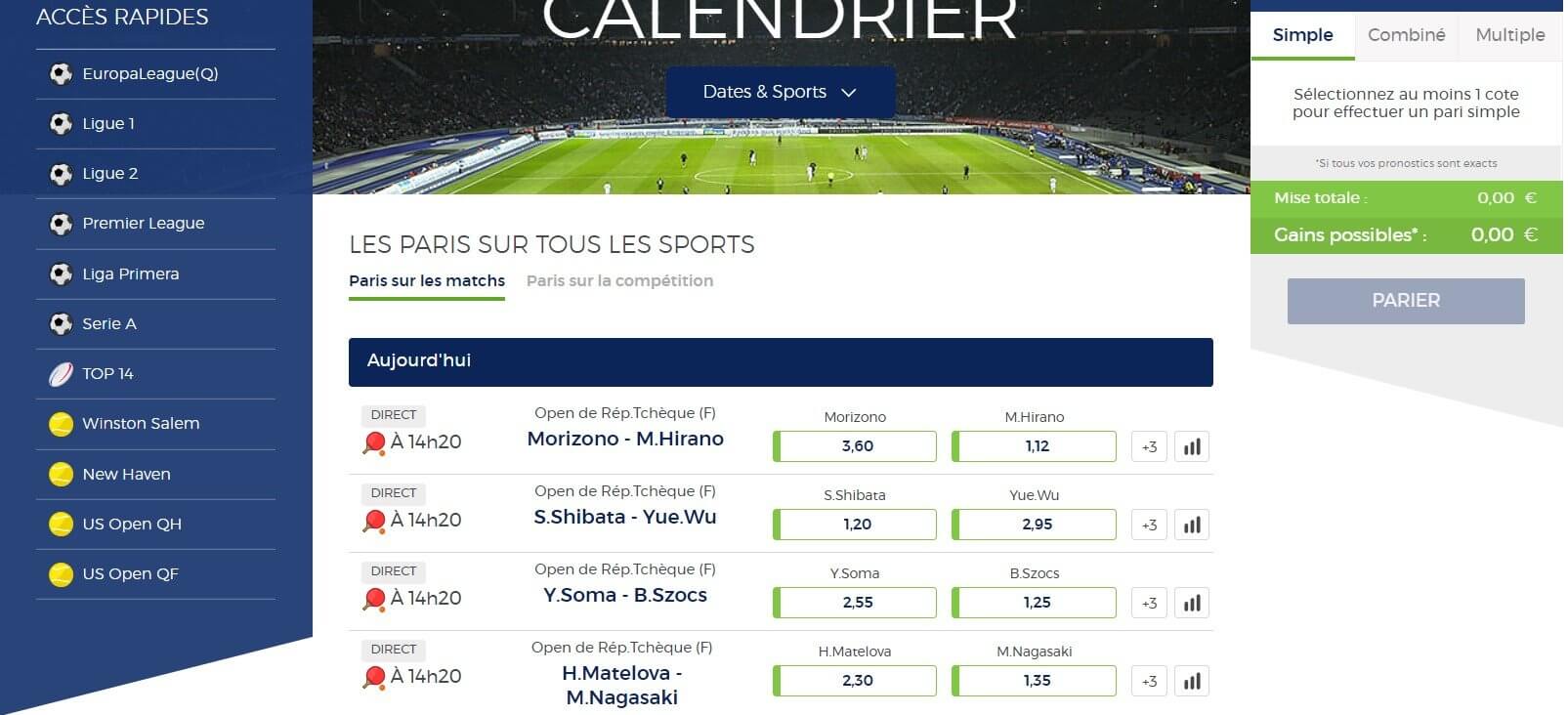 Parions Sport en Ligne