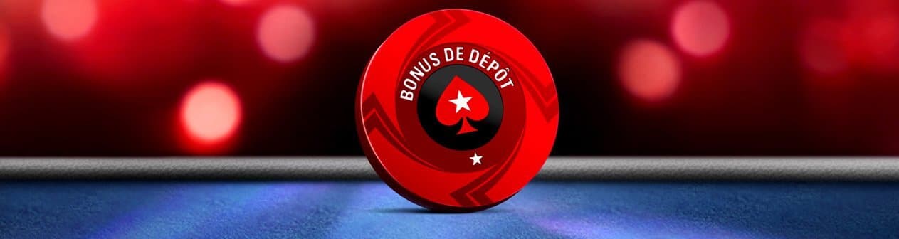 Empochez jusqu'à 500€ de bonus PokerStars