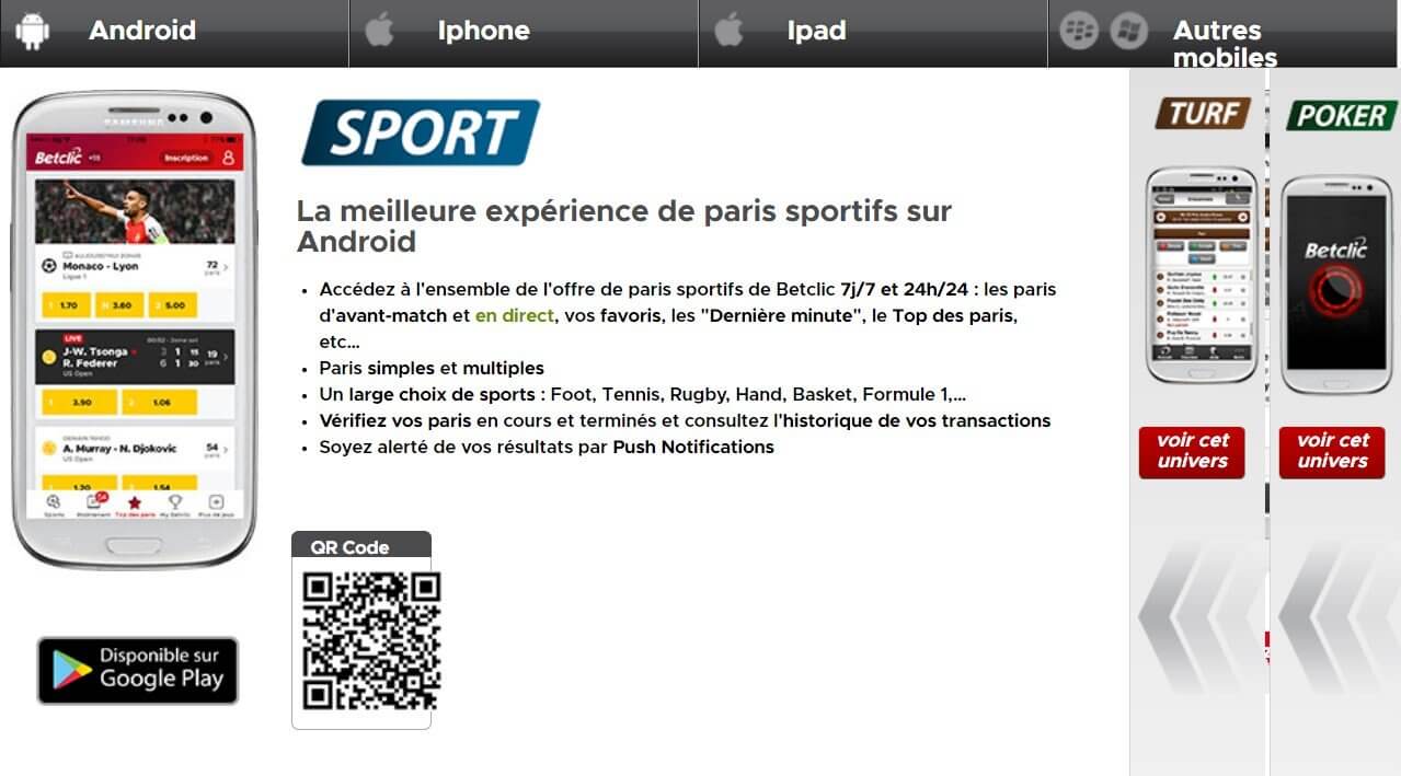 Betclic mobile