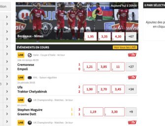 Winamax paris sportifs : jusqu’à 350€ offerts à l’ouverture de votre compte