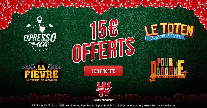 winamax poker bonus