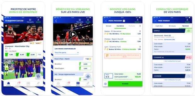 Application mobile Parions Sport