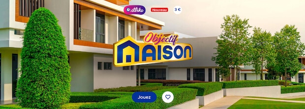 Ticket à gratter FDJ Objectif Maison