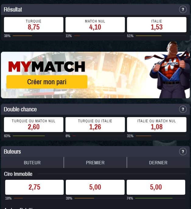 Winamax paris euro