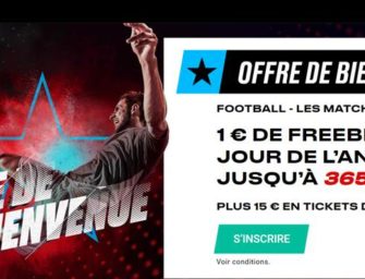 Code promo Pokerstars Sports France août 2022 : jusqu’à 365€ offerts