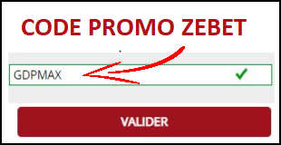 code promo zebet