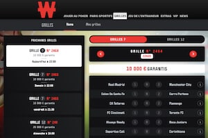 Grilles Winamax : tickets 7 et 12 sélections disponibles en solo ou en équipe