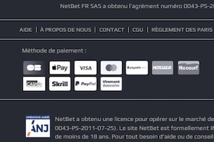 Moyens de paiement NetBet : quelles sont les solutions pour faire un dépôt ou un retrait ?