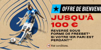 Code promo Pokerstars Sports France juin 2023 : jusqu’à 100€ offerts