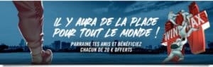 Parrainage Winamax : 20€ de bonus pour chaque ami invité