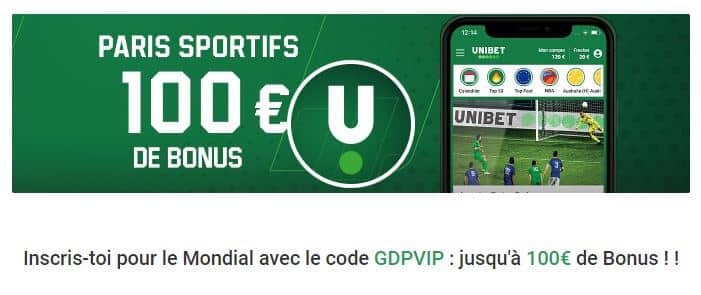 code promo unibet