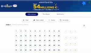 Euromillions : 54 millions d’euros à gagner le vendredi 27 janvier !