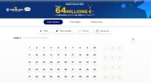 Euromillions : 64 millions d’euros à gagner le 31 janvier 2023