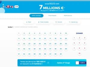 Loto : 7 millions d’euros à gagner le samedi 28 janvier