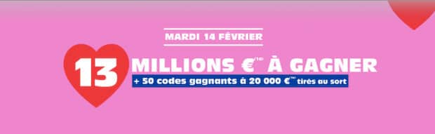 Super Loto FDJ Saint-Valentin