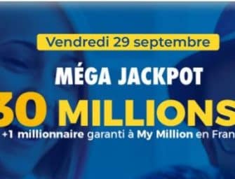 Mega jackpot EuroMillions : 130 millions d’euros en jeu le Vendredi 29 Septembre