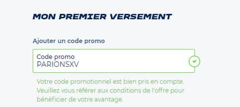 code promo parions sport