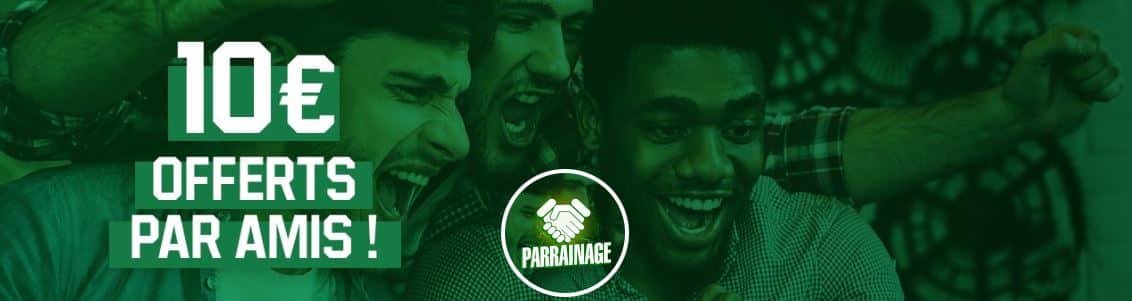 bonus parrainage unibet