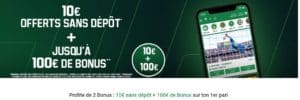 Bonus Unibet : 110€ sur le sport + 20€ sur le turf + 250€ sur le poker