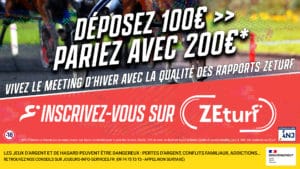 Code Promo Zeturf 2024 : 100€ offerts avec le code TURFMAX