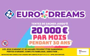 Code promo EuroDreams : ouvrez un compte FDJ et gagnez 10€ de e-crédits