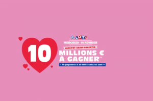 Super Loto Saint-Valentin : 10 000 000 € + 10 gagnants à 20 000€