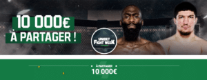 PFL – Doumbé – Baki : 10 000€ de freebets à partager sur Unibet