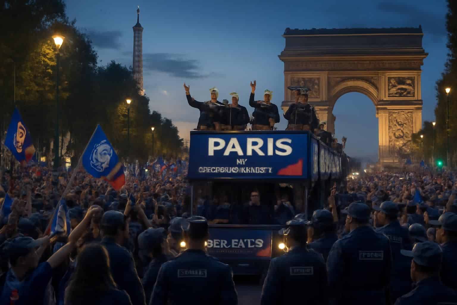 découvrez le retour triomphal des héros du psg, une célébration unique au cœur de paris, organisée sous haute sécurité pour garantir la fête de tous les supporters.