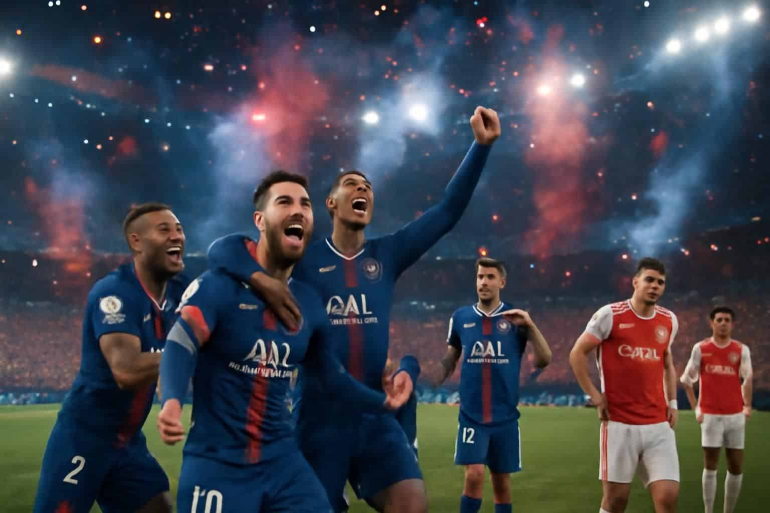 revivez la victoire spectaculaire du paris saint-germain en finale de la ligue des champions contre arsenal, remportée aux tirs au but dans un match palpitant.
